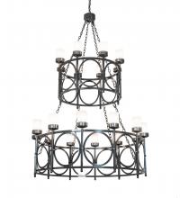  214838 - 54" Wide Porta 20 Light Two Tier Chandelier