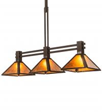  215721 - 45" Long Soffe Mission 3 Light Island Pendant