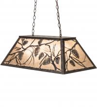  223057 - 33" Long Whispering Pines Oblong Pendant