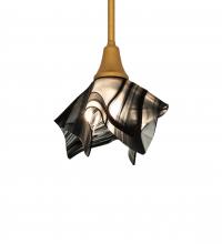  233366 - 10" Wide Handkerchief Noir Swirl Pendant