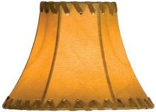  26349 - 6"W X 4.5"H Faux Leather Tan Hexagon Shade