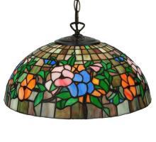  31105 - 15.75"W Hanging Pansy Pendant