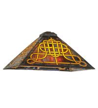  47581 - 17"Sq Knotwork Mission Shade