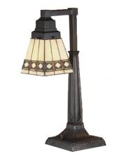  48213 - 20"H Diamond Band Mission Desk Lamp