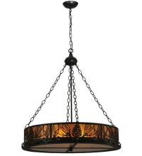  50026 - 72"W Mountain Pine Inverted Pendant