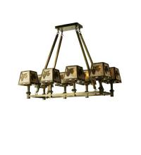  50837 - 38"L Balsam Pine 8 LT Oblong Chandelier