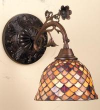  74044 - 8" Wide FISHSCALE Wall Sconce