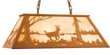  78016 - 72" Long Deer at Lake Oblong Pendant