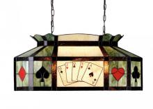  81487 - 33" Long Poker Face Oblong Pendant