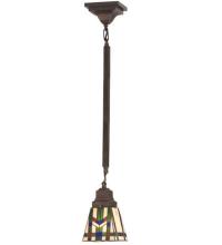  82481 - 5"Sq Prairie Wheat Mini Pendant