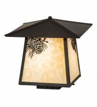  93336 - 12" Square Stillwater Winter Pine Deck Light