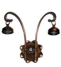  98633 - 13"W Mahogany Bronze 2 LT Wall Sconce Hardware