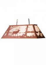  98815 - 48" Long Elk at Lake Oblong Pendant