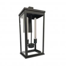 Artcraft AC8882BK - Elmgrove-2-Light Outdoor Wall Light-10"-Black