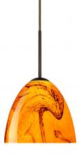  1BC-7572HB-LED-BR - Besa Sasha LED Pendant 1Bc Habanero Bronze 1x9W LED