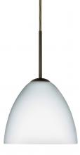  1BT-757207-MED-BR - Besa Sasha Pendant Bronze Opal Matte 1x50W B10 Med