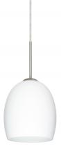  1JC-169707-SN - Besa Lucia Pendant Satin Nickel Opal Matte 1x75W Medium Base