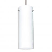  1JC-412807-BR - Besa Pendant Stilo 18 Bronze Opal Matte 1x150W Medium Base A21