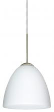  1JC-447007-SN - Besa Vila Pendant Satin Nickel Opal Matte 1x60W Medium Base