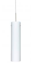  1JC-722407-SN - Besa Pendant Stilo 16 Satin Nickel Opal Matte 1x100W Medium Base