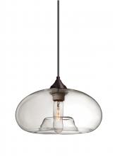  1JC-BANACL-BR - Besa Pendant Bana Bronze Clear 1x60W Medium Base