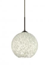  1JC-COCO819-LED-BR - Besa Coco 8 Pendant, Carrera, Bronze Finish, 1x9W LED