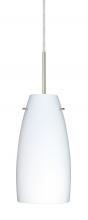  1JT-151207-SN - Besa Tao 10 Pendant Satin Nickel Opal Matte 1x100W Medium Base