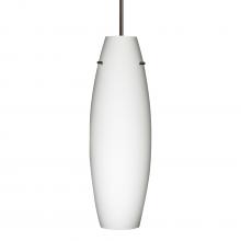  1JT-412707-BR - Besa Pendant Suzi 18 Bronze Opal Matte 1x150W Medium Base A21