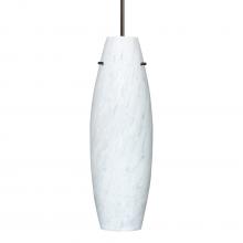  1JT-412719-LED-BR - Besa Suzi 18 Pendant Carrera Bronze 1x11W LED