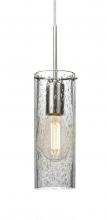  1JT-JUNI10CL-EDIL-SN - Besa, Juni 10 Cord Pendant, Clear Bubble, Satin Nickel, 1x4W LED Filament