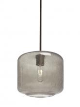  1TT-NILES10SM-BR - Besa Niles 10 Pendant, Smoke Bubble, Bronze Finish, 1x60W Medium Base T10