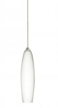  1XC-439507-LED-SN - Besa Pendant Zumi Satin Nickel Opal Matte 1x5W LED