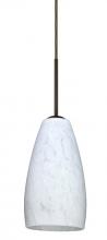 Besa Lighting 1BC-150919-LED-BR - Besa Chrissy Pendant Bronze Carrera 1x9W LED