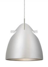  1JT-TUNE-SN - Besa Tune Pendant, Satin Nickel Finish, 1x60W Medium Base