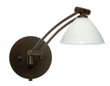 Besa Lighting 1WW-174307-BR - Besa Wall Domi Bronze White 1x50W Halogen Gy6.35