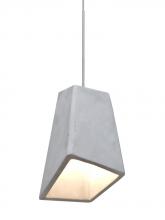  1XP-SKIPNA-LED-SN - Besa Skip Cord Pendant, Natural, Satin Nickel Finish, 1x9W LED