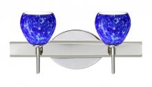 Besa Lighting 2SW-560586-LED-CR - Besa Wall Tay Tay Chrome Blue Cloud 2x5W LED