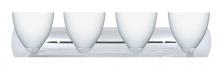  4WZ-757207-CR - Besa Wall Sasha Chrome Opal Matte 4x75W Medium Base