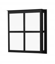  BREE11-SW-BK - Besa Outdoor Bree 11 Black Satin White 1x60W B10