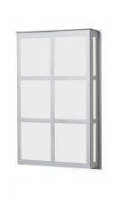  BREE16-WA-SL - Besa Outdoor Bree 16 Silver White Acrylic 2x60W B10