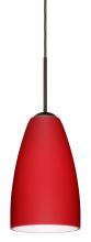  J-1511RM-LED-BR - Besa Riva 9 LED Pendant J Ruby Matte Bronze 1x9W LED