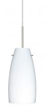  J-151207-LED-SN - Besa Tao 10 LED Pendant For Multiport Canopy Opal Matte Satin Nickel 1x9W LED