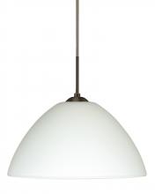  J-420107-BR - Besa Tessa Pendant For Multiport Canopy Bronze White 1x75W Medium Base