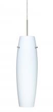  J-489707-SN - Besa Pendant For Multiport Canopy Suzi 14 Satin Nickel Opal Matte 1x100W Medium Base