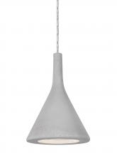  J-GALANA-LED-SN - Besa Gala Pendant For Multiport Canopy, Natural, Satin Nickel Finish, 1x9W LED