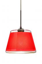  J-PIC9RD-BR - Besa Pendant For Multiport Canopy Pica 9 Bronze Red Sand 1x75W Medium Base