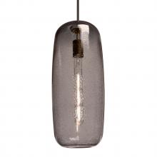  J-PINOT18SM-BR - Besa, Pinot 18 Cord Pendant for Mulitport Canopy, Smoke Bubble, Bronze FInish 1x60W I