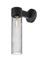  JUNI16CL-WALL-BK - Besa, Juni 16 Outdoor Sconce, Clear Bubble, Black Finish, 1x60W Medium Base