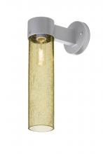 Besa Lighting JUNI16GD-WALL-SL - Besa, Juni 16 Outdoor Sconce, Gold Bubble, Silver Finish, 1x60W Medium Base