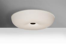  NIMBUS1607C-LED-BK - Besa, Nimbus 16 Ceiling, Opal Matte, Black, 1x34W LED